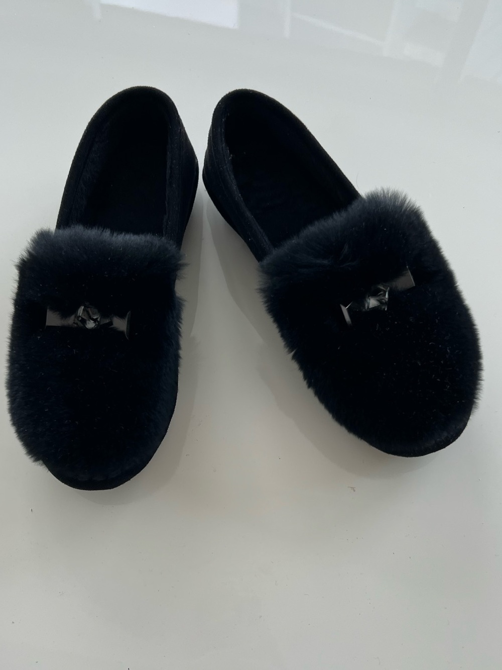 FASHION GLAMOUR Suede Sheepskin Fur Loafers  7